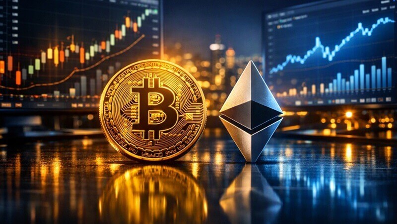 Bitcoin and Ethereum Prices Today